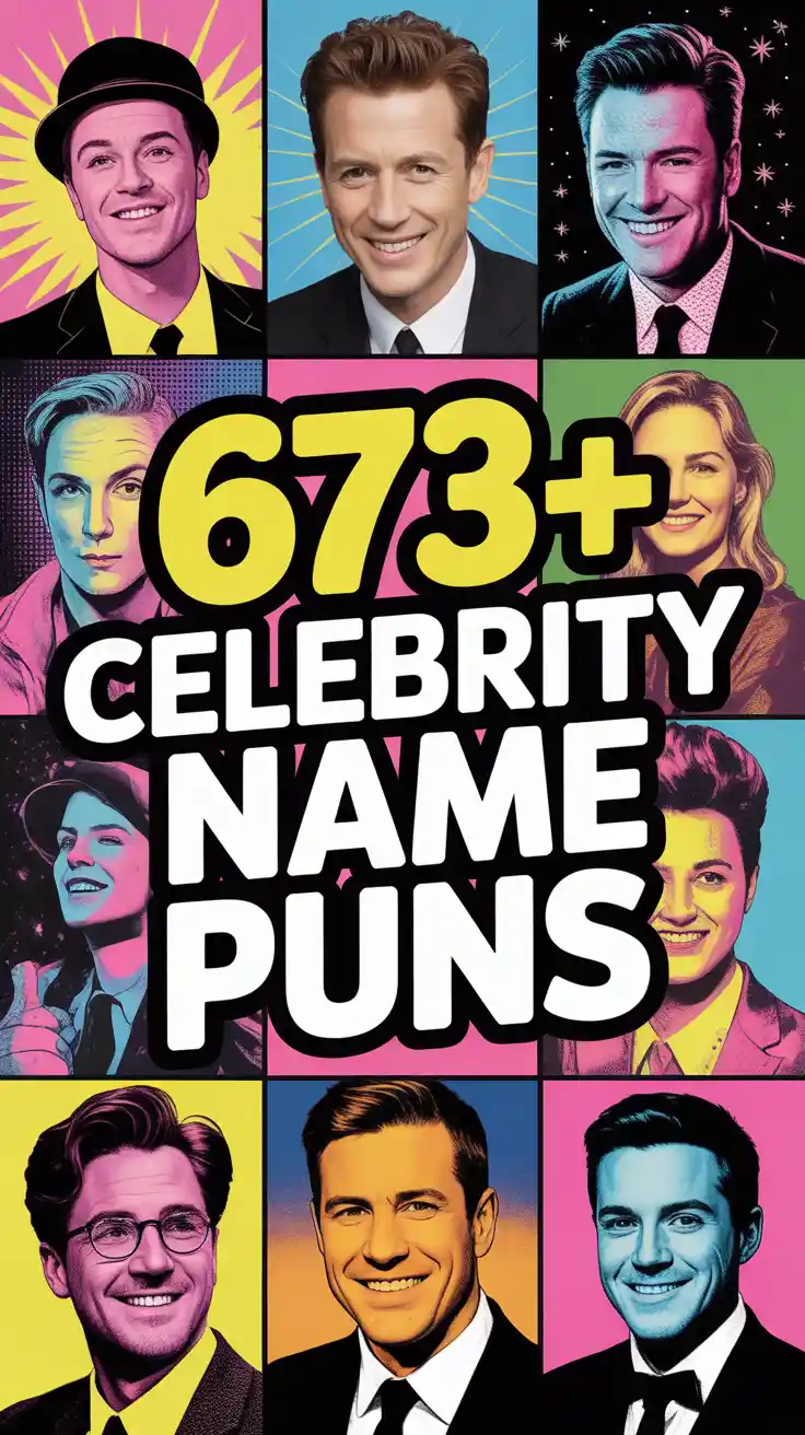Celebrity Name Puns