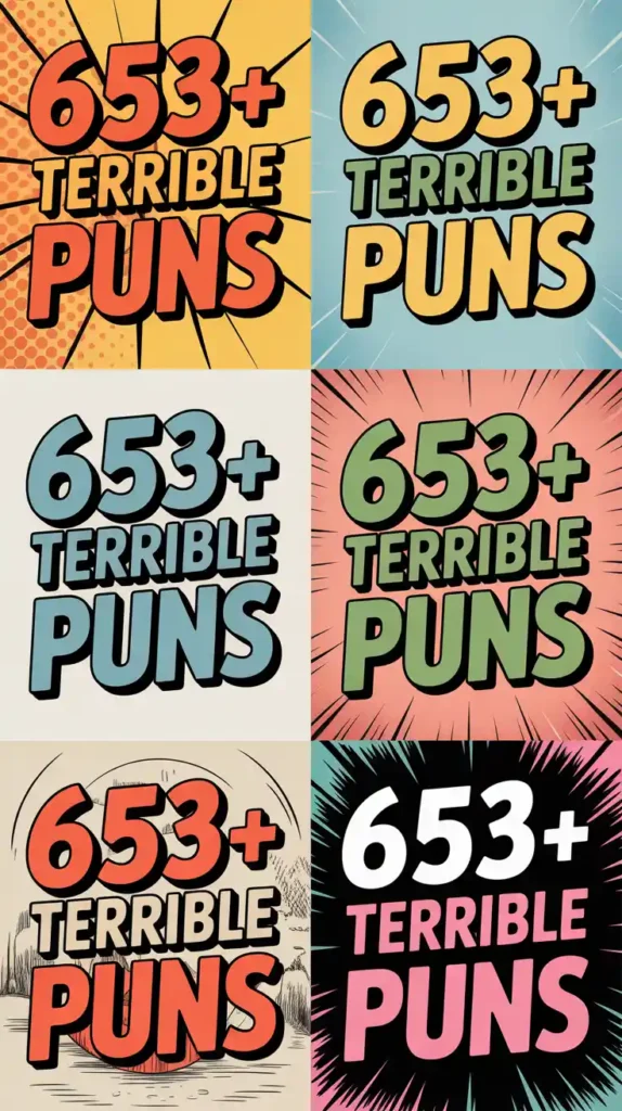 Terrible Puns