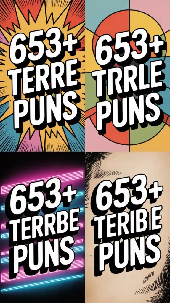 Terrible Puns